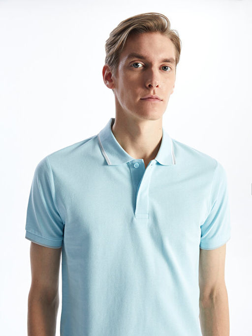 Polo Yaka K?sa Kollu Pike Erkek Ti??rt