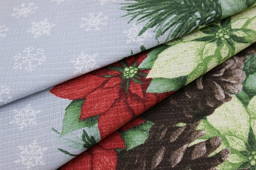 Вафельное полотно Виновник торжества цв.св.серо-голубая дымка, ш.1.5м, хл-100%, раппорт 63см - Купава фото 4