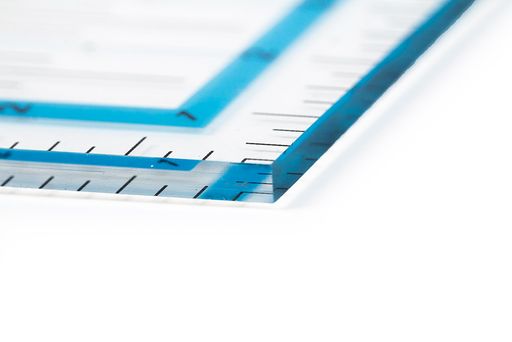 Gamma QRL-07 Линейка для пэчворка 10 см х 45 см в пакете пластик