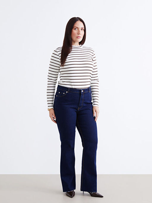 Flare Kad?n Jean Pantolon