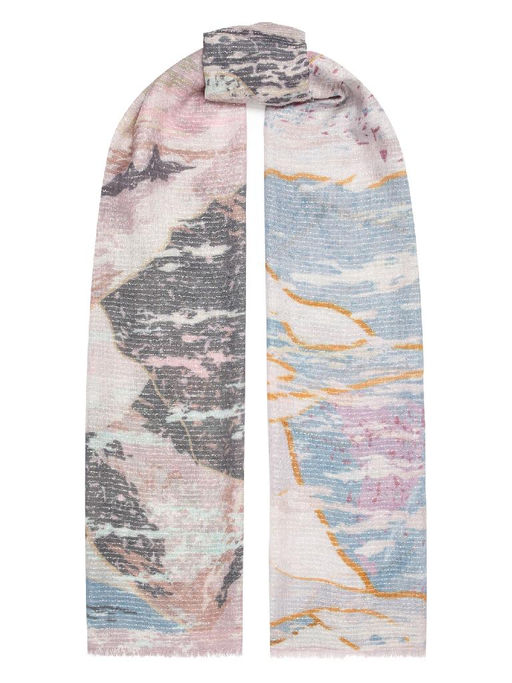 Палантин жен. шерсть+шелк+люр 70х180 S55-8260-05 - Eleganzza фото 3