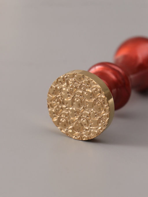 Печать для сургуча с пластиковой ручкой Цветочки, 6.3?2.5?2.5 см