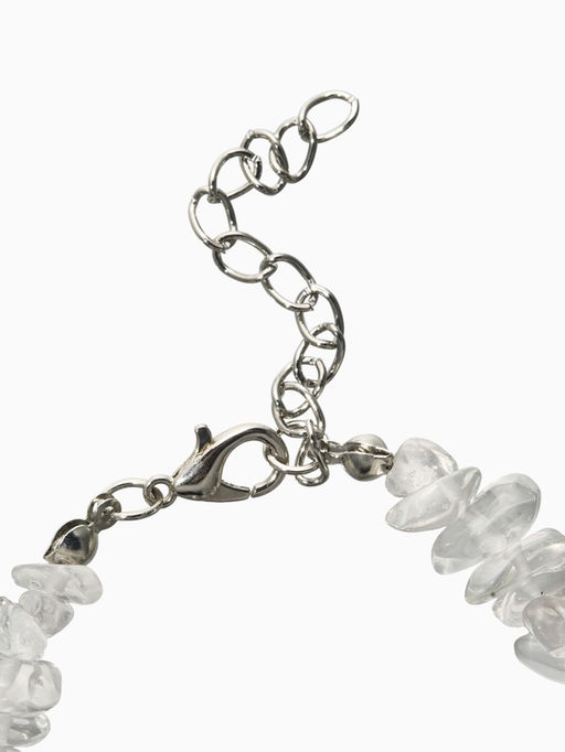 Браслет "Стиляшка" крошка, цвет белый в серебре