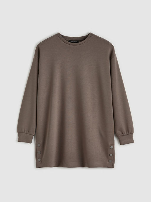 Soft Touch Oversize Kad?n Sweatshirt Tunik