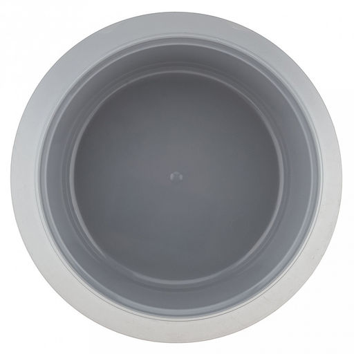 Миска для кормления животных пластмассовая 0,3л, д14,5см, h4,5см, серый (Россия) - Pet toys фото 3