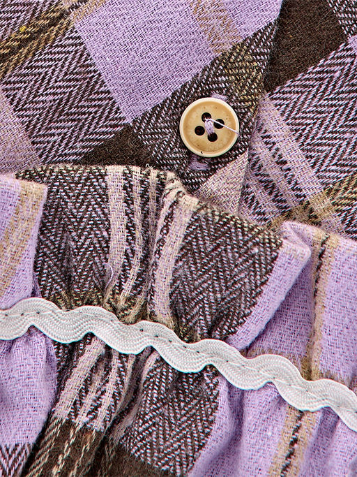 Платье для девочки нарядное UD 7351 бирюз клетка - Mini maxi фото 9