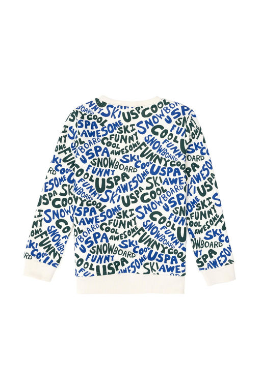 Кремовый свитшот для мальчика Неожиданная скидка в корзине - U.s. polo assn фото 3