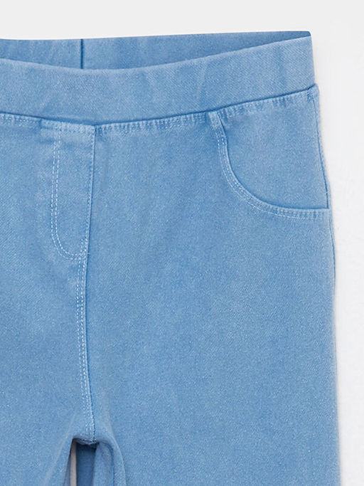 Beli Lastikli Basic K?z ?ocuk Uzun Tayt - Waikiki фото 3