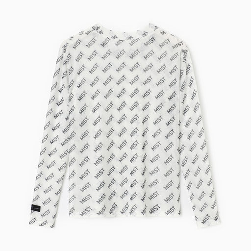 Лонгслив женский сетка MIST, белый, размер 40-42 (XS-S)