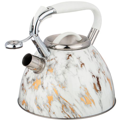 ЧАЙНИК AGNESS СО СВИСТКОМ, СЕРИЯ FANTASY, 3,0 Л, ИНДУКЦИОННОЕ КАПСУЛЬНОЕ ДНО  фото 3