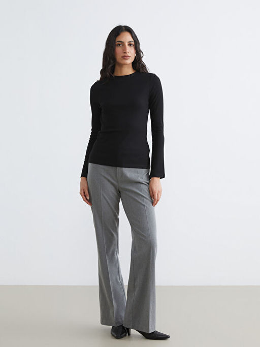 Bisiklet Yaka Fitilli Kad?n Body