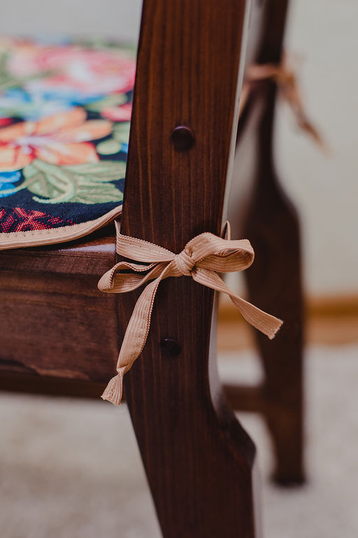 Сидушка на стул квадратная 43х43