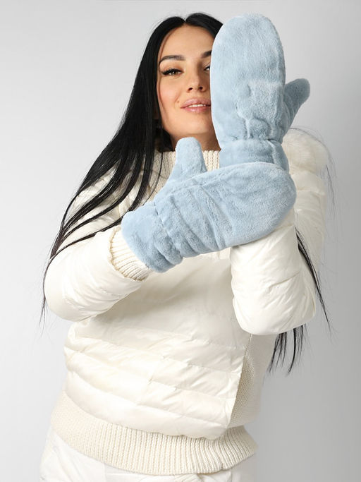 Варежки женские меховые Kim Lin