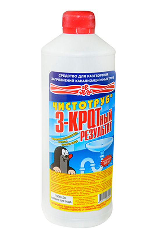 ЧИСТОТРУБ гель д/очистки канализ.труб 750мл