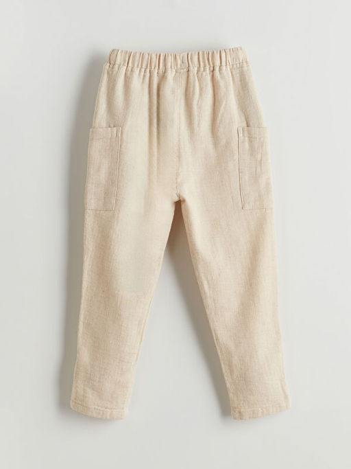 Beli Lastikli Keten Erkek ?ocuk Pantolon