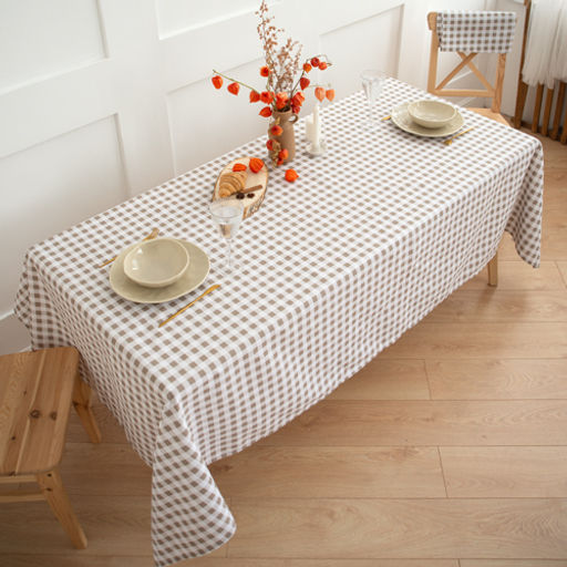 Скатерть Simple life 145х145, рогожка, 100 % хлопок, Хербал ОП