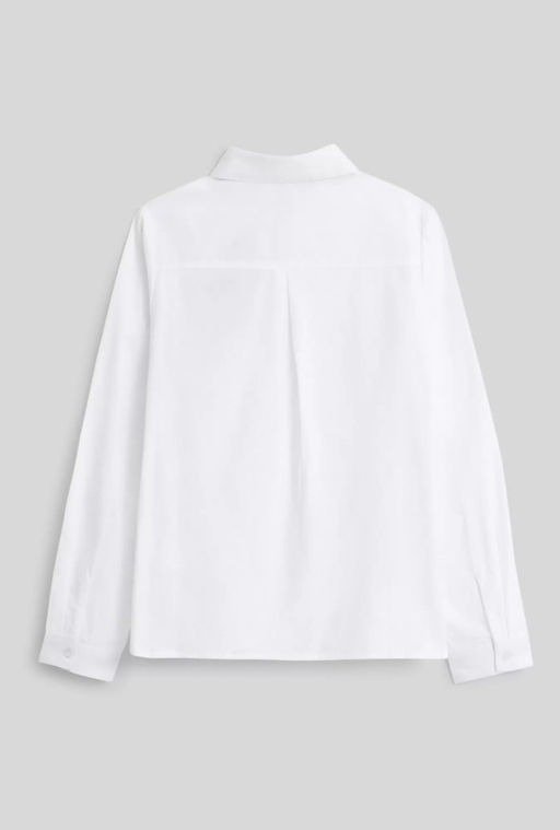 20240260138, Блузка детская для девочек Milka2 белый - Акула фото 2