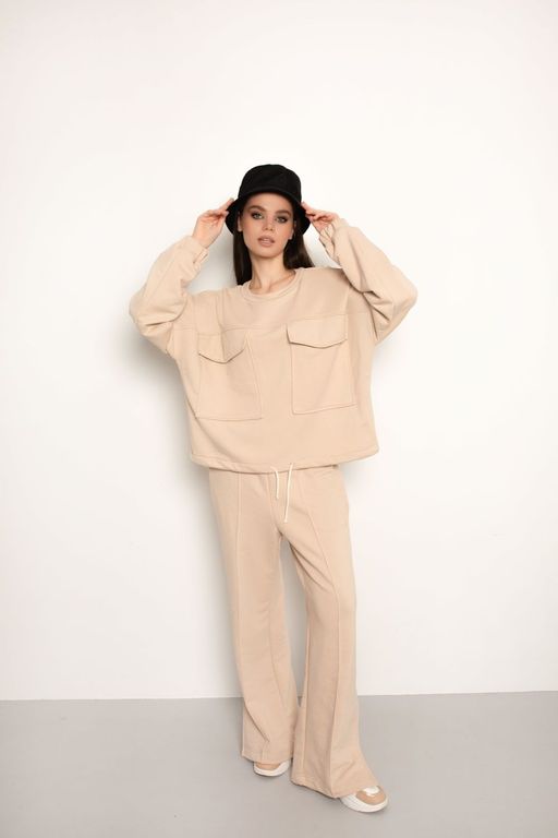 Свитшот AURA 2049-176 кремовый  фото 2