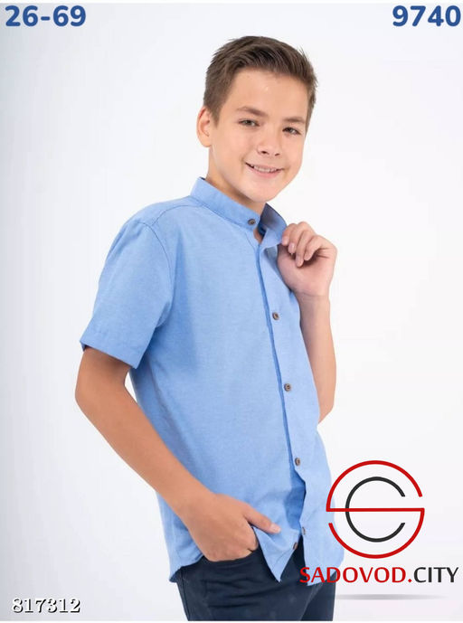 Рубашка для мальчика школьная - Bruno фото 3