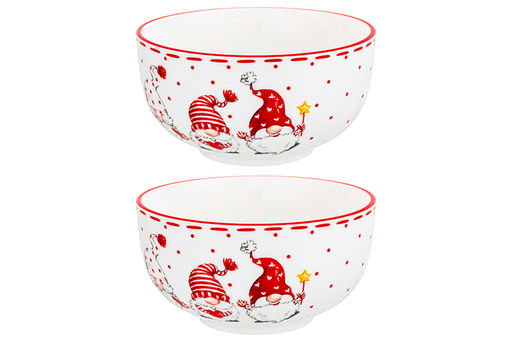 Набор салатников 2 пр. 14*14*7,5 см 600 мл Весёлые гномики - Elan gallery фото 5