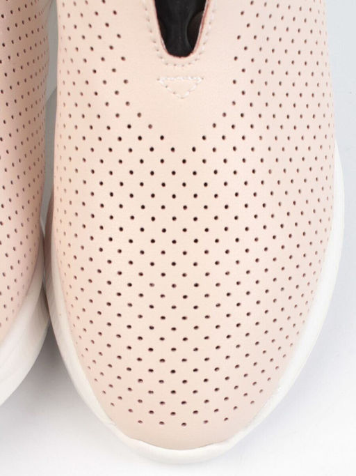 03-YD19-2D LT. PINK Полуботинки спортивные женские (натуральная кожа)