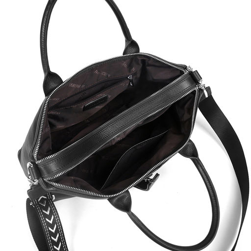 Женская сумка,кожа, MIRONPAN 82305 Черный