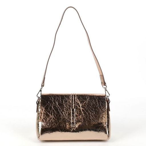 Женская кожаная сумка трапеция через плечо 0078-20 - Cidirro фото 2