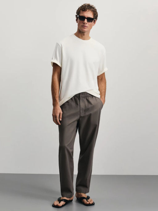 Футболка из смесового хлопка / Zarina  фото 2