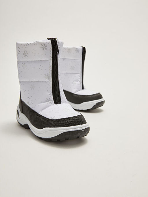 Bask?l? Fermuarl? K?z ?ocuk Kar Botu - Waikiki фото 3