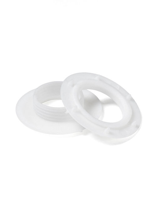 Люверсы, d=15.5/26.5 мм, набор 100 шт., белые