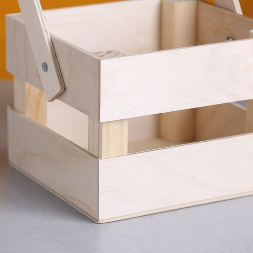 Подарочный ящик «Однушка», 12×11×9 см, деревянный, с ручкой