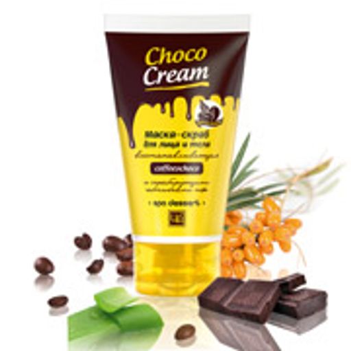 Маска Choco Cream Маска-скраб для лица и тела восстанавливающая 140 г