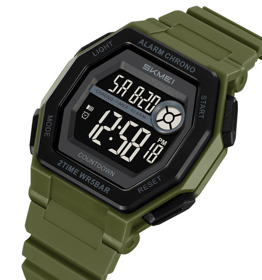 Часы наручные Skmei мужские электронные спортивные 2552green