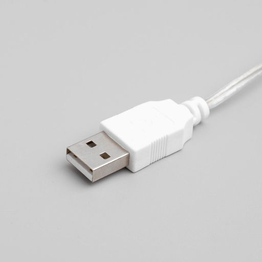 Гирлянда Нить 3 м с насадками Ёжики, IP20, прозрачная нить, 20 LED, свечение мульти (RG/RB), мигание, USB - Luazon lighting фото 7