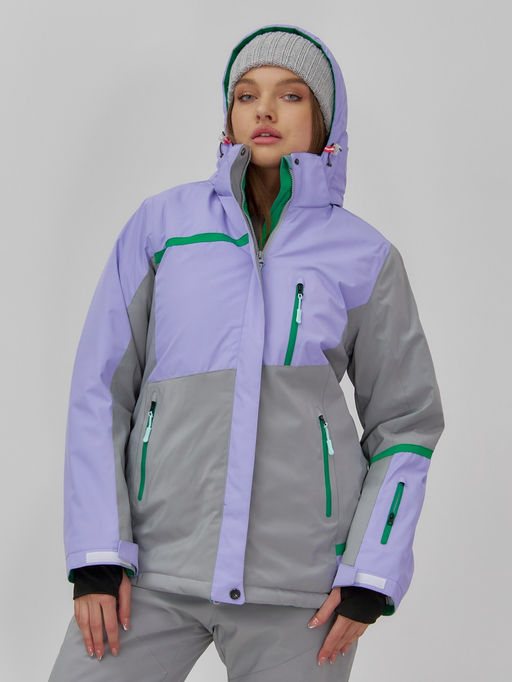 Куртка горнолыжная женская CHUNMAI 7092Sn утеплитель 480-580 г/м² сиреневая - Mtforce фото 2