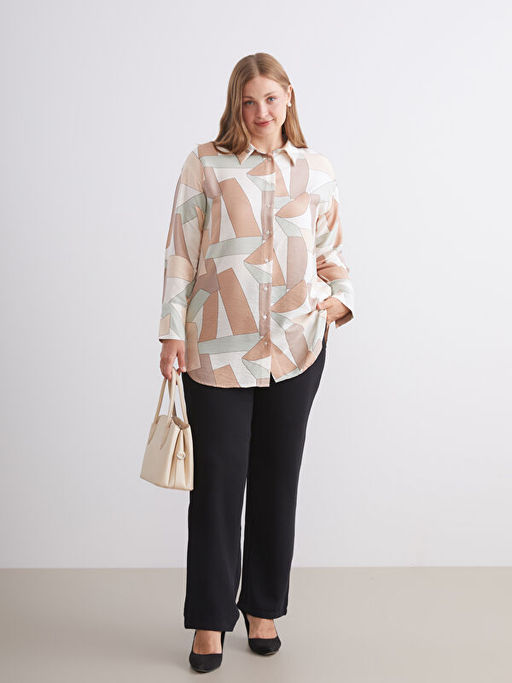 Desenli Kad?n G?mlek Tunik