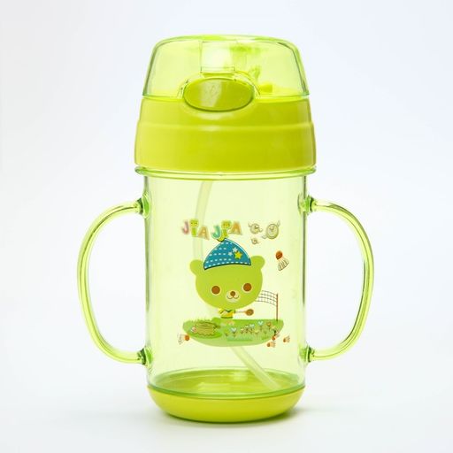 Поильник с трубочкой, 300 мл., с ручками, цвета МИКС - Simaland фото 2