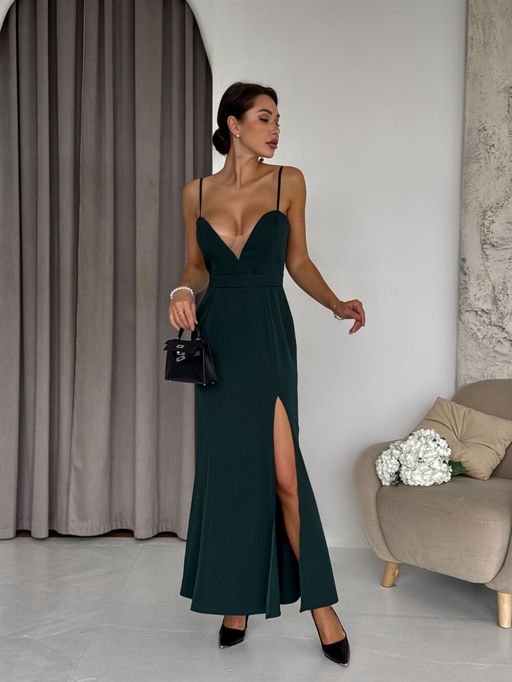 Платье AURA 3311-164 изумрудный