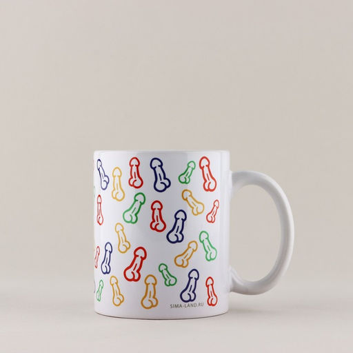 Кружка керамическая «Перфекционист», 320 мл, белая, 18+