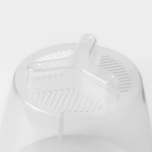 Цена за 2 шт. Горшок для цветов с поддоном «Альтернатива. Адель», 1.5 л, пластиковый, прозрачный