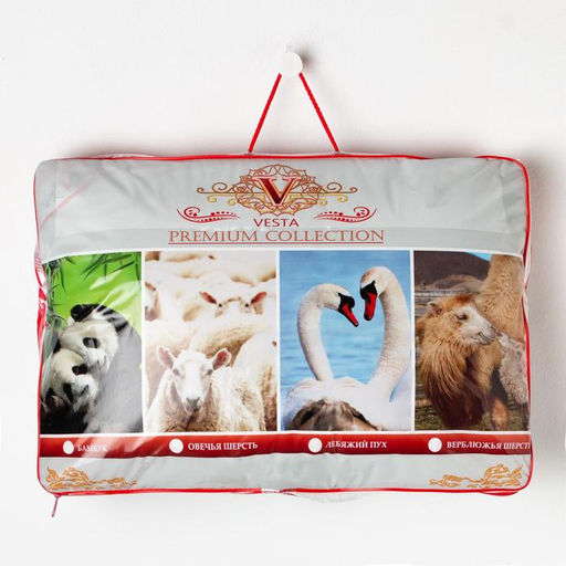 Подушка Царские сны 50*70 см, лебяжий пух, перкаль, хлопок 100% - Vesta фото 3