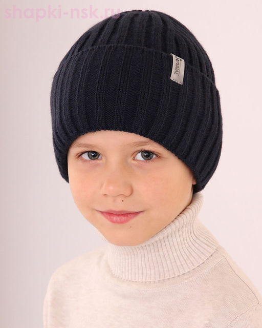 19-60-L Шапка для мальчика флис (52-54)