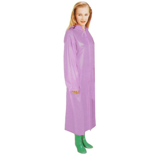 Цена за 3 шт. Дождевик-плащ "Сезон" с капюшоном и завязками, на кнопках 30 Мкрн 110*65см розовый ДоброСад