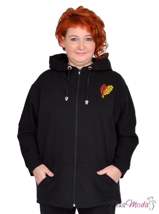 Толстовка Модель №1174 размеры 44-84 - Plusmoda фото 5