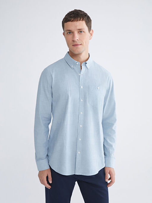 Regular Fit Uzun Kollu Erkek G?mlek