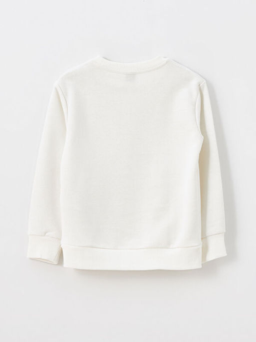 Bisiklet Yaka Basic Uzun Kollu Erkek ?ocuk Sweatshirt