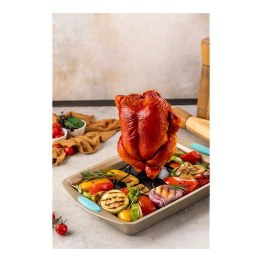 Подставка для запекания курицы гриль Walmer Roast, 18 см, цвет черный  фото 4