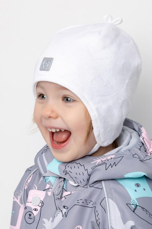 Crockid _ КВ 20260/белый шапка для дев