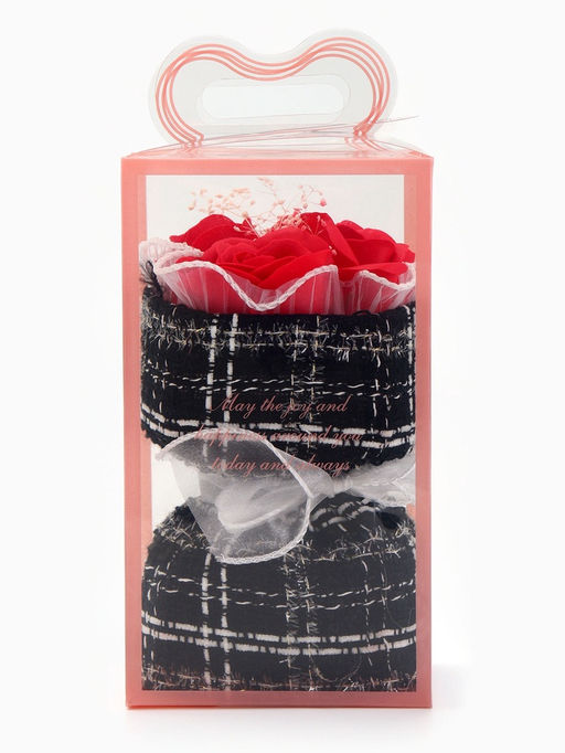 Букет из трех красных мыльных роз - SB BEAUTY фото 4