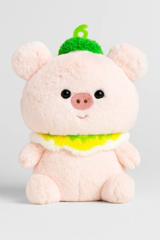 Мягкая игрушка "Watermelon pig", pink, 21 см